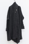 Marc Le Bihan Gillette Asymmetric Sweater Cardigan Alpaca 2735 France MLB-2735-HUI Grey
